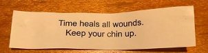 fortune cookie about chin up